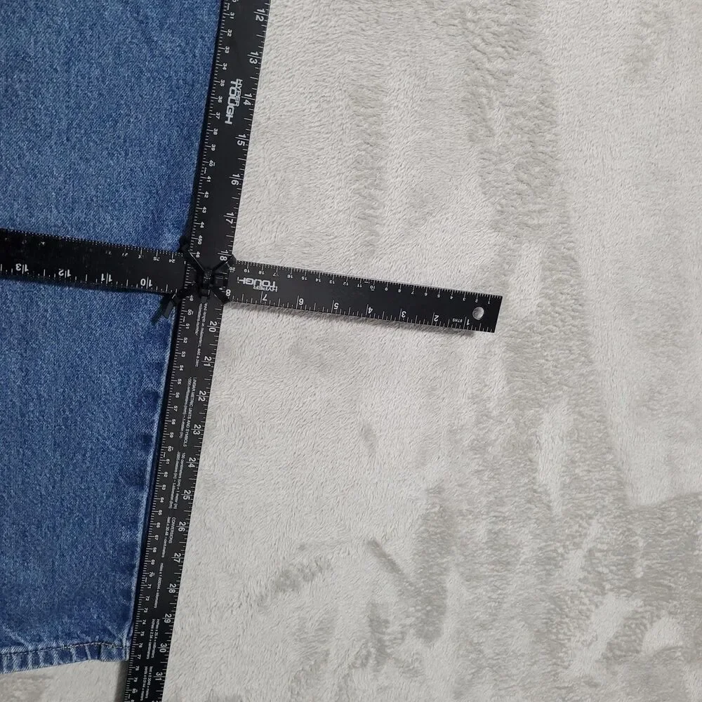 Wrangler Rugged Wear Jeans Mens 44x30 Blue Wash Straight Denim Cotton 39802PW